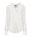 Moschino V-neck Shirt In White