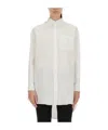 Moschino Poplin Shirt In White
