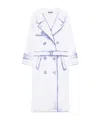 Moschino Long-sleeved Slit Detailed Dress In White