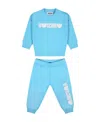 Moschino Long-sleeved Sweater And Sweatpants In Blue
