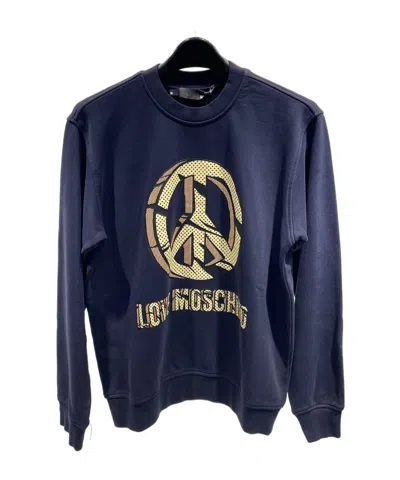 Moschino Long-sleeved Sweater In Black