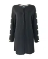Moschino Long-sleeved Sweater In Black