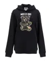 Moschino Long-sleeved Sweater In Black