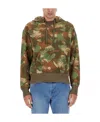 Moschino Men's Camouflage Sweatshirt In Brown