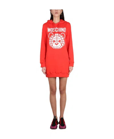 MOSCHINO LONG-SLEEVED SWEATER DRESS