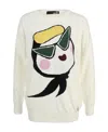 Moschino Long-sleeved Sweater In Multicolor