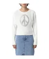 Moschino Long-sleeved Sweater In White