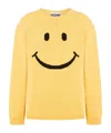 Moschino Long-sleeved Sweater In Yellow