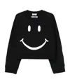 Moschino Long-sleeved Sweatshirt In Black