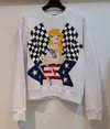 Moschino Long-sleeved Sweatshirt In White