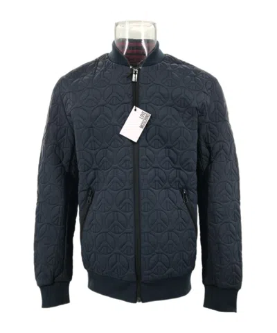 Moschino Long-sleeved Zipper Casual Jacket In Black