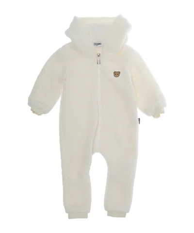 Moschino Babies' Long-sleeve Bodysuit In White