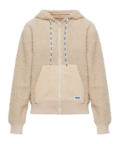 Moschino Long-sleeve Sweatshirt In Neutral