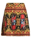 Moschino Looney Tunes X  Couture Woman Mini Skirt Red Size 14 Silk In Red