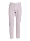 Moschino Loose Fit Five Pocket Pants In Beis