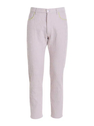 Moschino Loose Fit Five Pocket Pants In Beis
