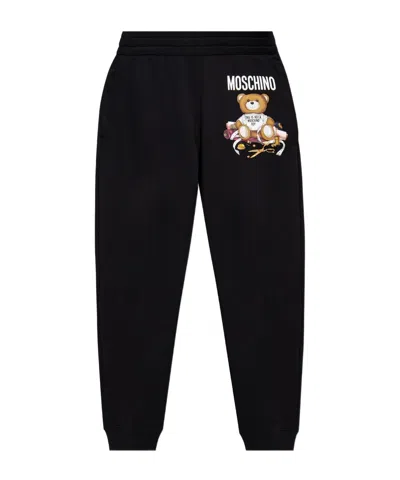 Moschino Loose Waist Sweatpants In Black