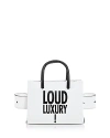 Moschino Loud Luxury Convertible Leather Belt Bag In White
