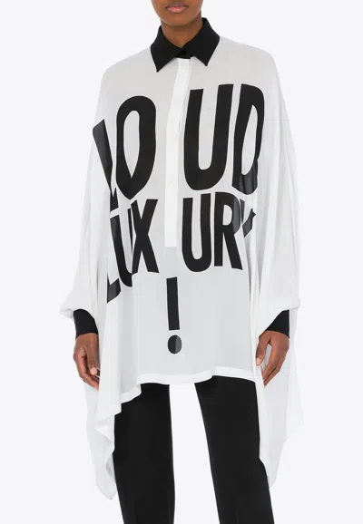 Moschino Loud Luxury! Long-sleeved Shirt