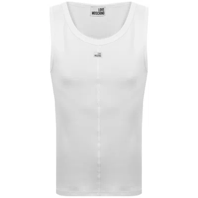 Moschino Lounge Vest White