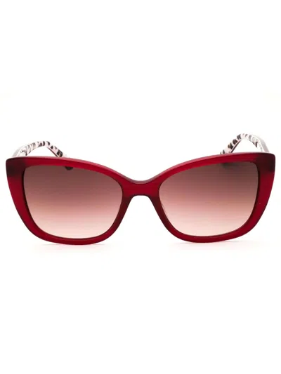 Moschino Love Cat Eye Women's Sunglasses - Modern Elegance In Red