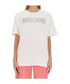 Moschino T-shirt With Logo In Pink