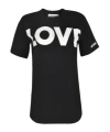 Moschino Love Printed Crewneck T-shirt In Black