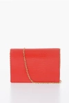 Moschino Love Croco-effect Faux Leather Lizard Bag With Golden Chain