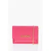 Moschino Love Croco-effect Faux Leather Lizard Bag With Golden Chain