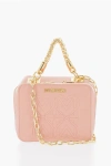 Moschino Love Faux Leather Bag With Chain Shoulder Strap