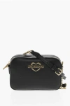 Moschino Love Faux Leather Crossbody Bag With Golden Details
