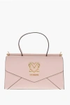 Moschino Love Faux Leather Envelope Bag With Removable Shoulder Strap