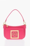 Moschino Love Faux Leather Hobo Bag With Maxi Pocket On The Front