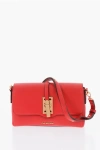 Moschino Love Faux Leather Shoulder Bag With Maxi Logo On The Back