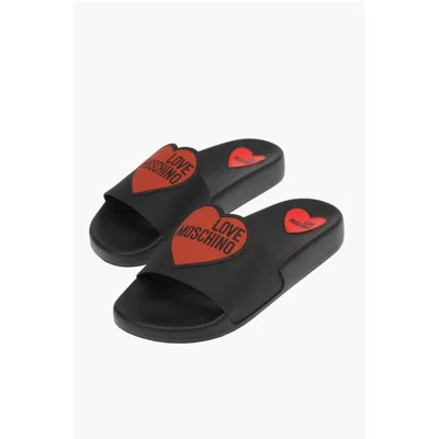 Moschino Love Heart Printed Women's Slipper