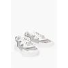 Moschino Love Leather And Fabric Sneakers Running35 With Logoed Heart