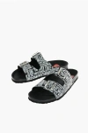 Moschino Love Leather Printed Sandal