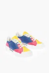 Moschino Love Leather Sneakers Texture50 With Logo In Multi