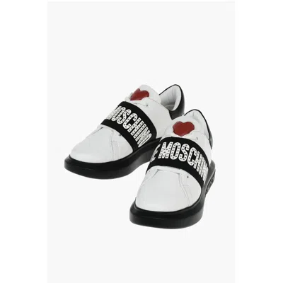 Moschino Love Leather Studded Women's Sneakers