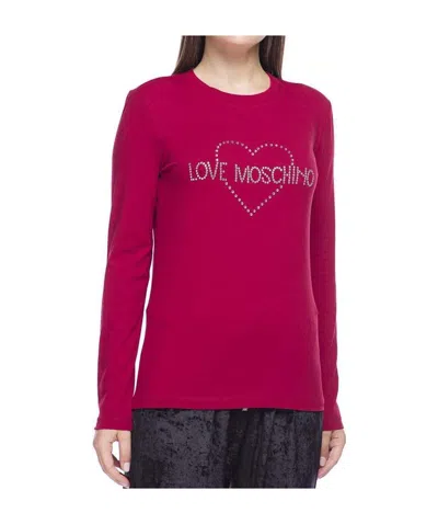 Moschino Love Logo T-shirt In Red