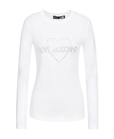 Moschino Love Logo T-shirt In White