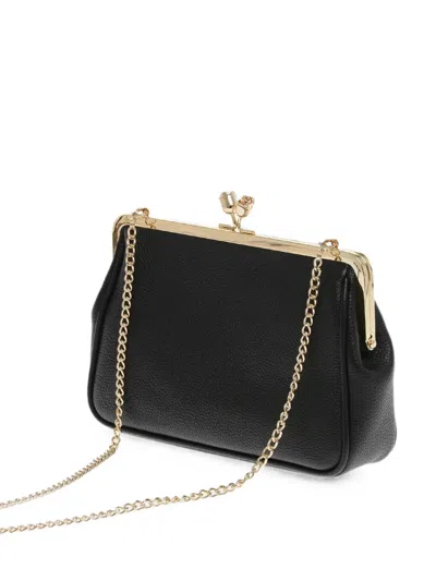 Moschino Love Logo-print Love Clutch Bag In Purple