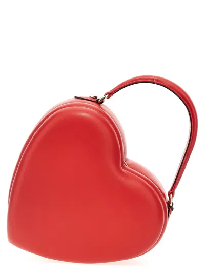 Moschino 'love Me' Handbag In 红色的