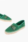 Moschino Love Mesh Espadrilles With Logo-print And Raffia Sole