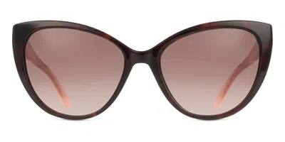 Moschino Love Mol043/s 086/ha Women's Sunglasses Tortoiseshell Size 57 In Brown