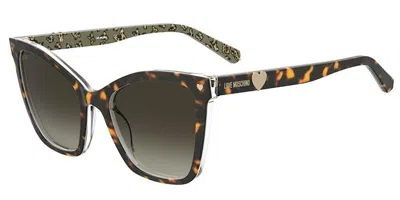 Moschino Love Mol045/s 2vm/ha Women's Sunglasses Tortoiseshell Size 54
