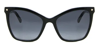 Moschino Love Mol045/s 7rm/9o Women's Sunglasses Black Size 54