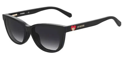 Moschino Love Mol052/cs 807/9o Women's Sunglasses Black Size 53