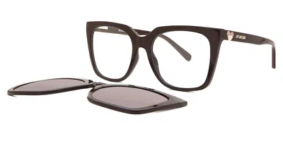 Moschino Love Mol055/cs With Clip-on Women's Glasses, Purple, Size 54