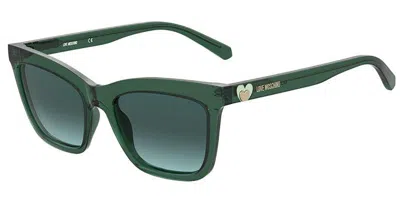 Moschino Love Mol057/s 1ed/eq Women's Sunglasses Green Size 54